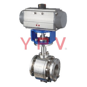Q647Y Pneumatic Long Rod Forged Steel Ball Valve
